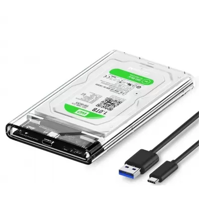 2.5 Inç HDD/SSD to Type-C (Usb-C) Taşınabilir Harici Hard Disk Kutusu